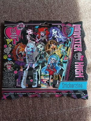Monster High Sticker Album πακέτο με αυτοκόλλητα και ετικέτες
