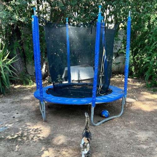 Trampoline diameter 183cm like new
