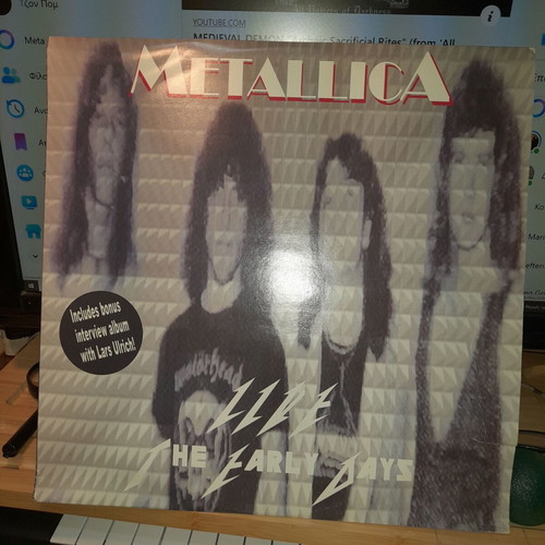 Metallica Live The Early Days LP used, rare bootleg vinyl