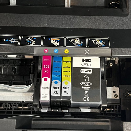 HP OfficeJet 6950 printer with automatic duplex printing and WiFi