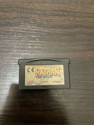 Rayman Advance game cartridge used for Game Boy Advance SP