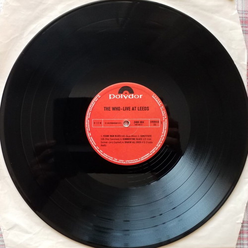 The Who Live At Leeds vinyl album used, rock