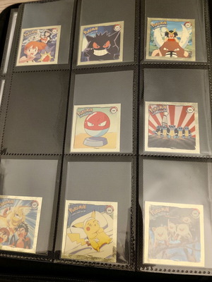 Pokemon 1999 Golden Stickers new vintage collection