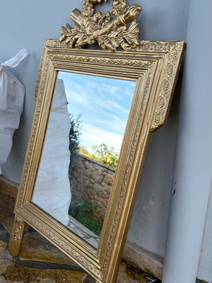 Antique mirror in gold color like new