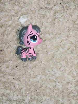 Pink Zebra Littlest Pet Shop like new