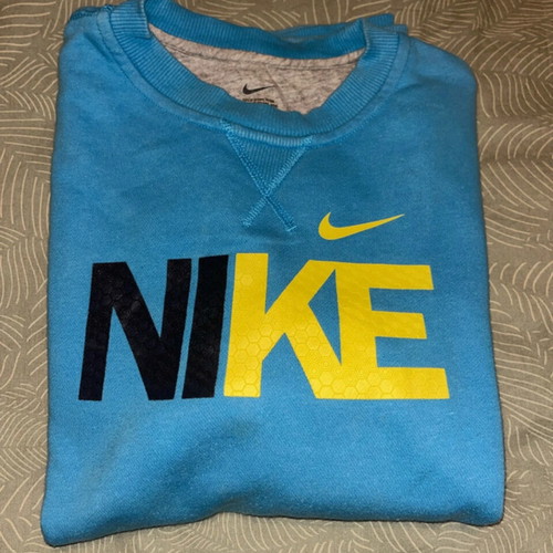Nike sweatshirt used, turquoise, for height 158-170cm