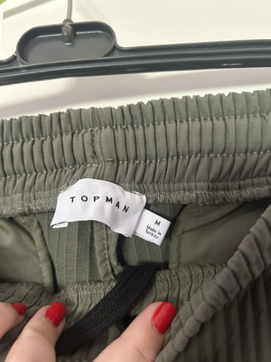 Topman pleated pants khaki/olive size M like new