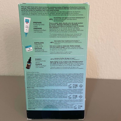 Sephora Collection Purify & Detox Set New Complete Hair Care