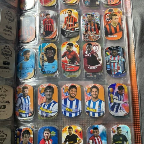 Football collectible tags with full album new