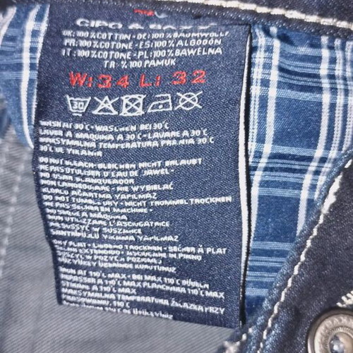 Cipo&Baxx jeans new, model CD101, regular fit, size W34 L32