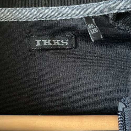 Ikks kids black jacket like new, size 128 cm