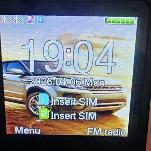 Retro mini phone General Mobile H999 like new, Dual SIM, black