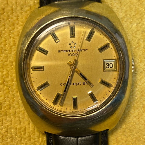 Eterna Matic 1000 Concept 80 Automatic Swiss Made Watch Used