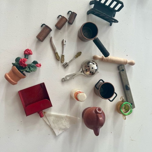 Furniture accessories for dollhouse vintage Deagostini miniatures new