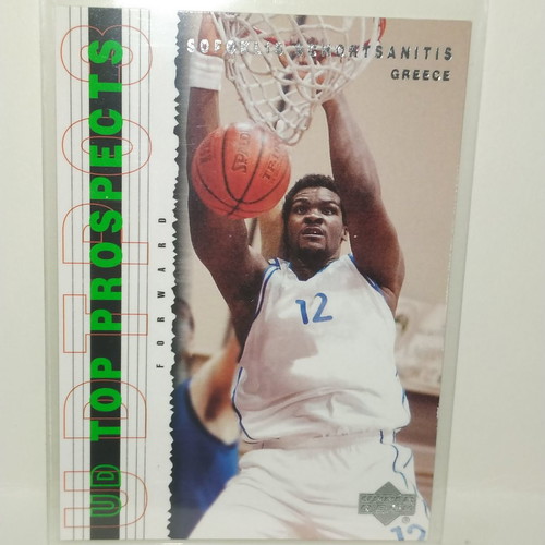 Sofoklis Schortsanitis Card Greece 2003 Top Prospects like new