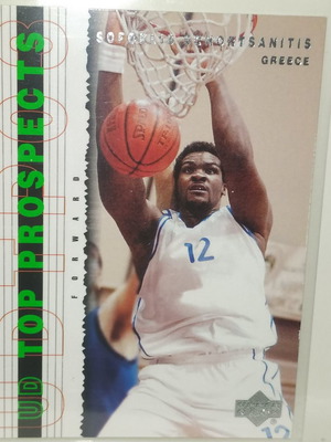 Κάρτα Σοφοκλής Σχορτσανίτης Greece 2003 Top Prospects σαν καινούργιο