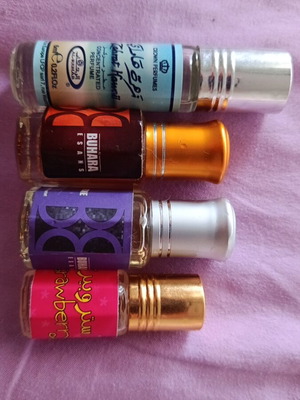 Mini Arabian Type Perfumes like new, set of 4
