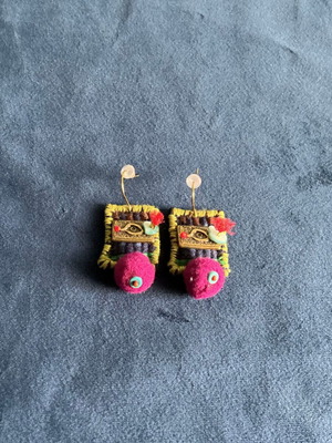 Boho Earrings handmade, new, colorful