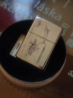 Αναπτήρας Zippo Guy Harvey Limited Edition Blue Marlin 1040/2000 σαν καινούργιος