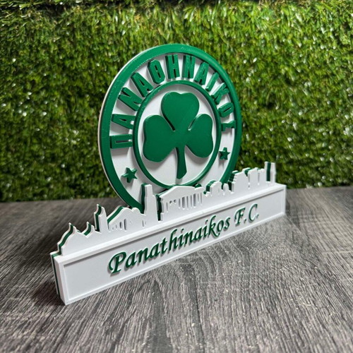3D Printed Panathinaikos Decorative 20cm made to order