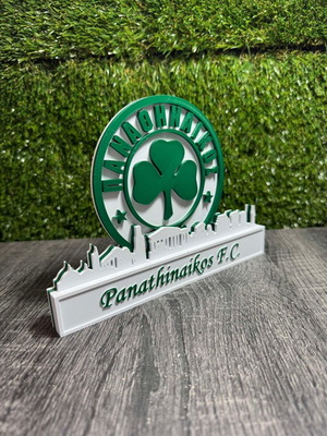 3D Printed Διακοσμητικό Παναθηναϊκού 20cm κατόπιν παραγγελίας