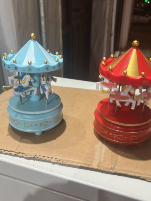 Plastic carousel new toy