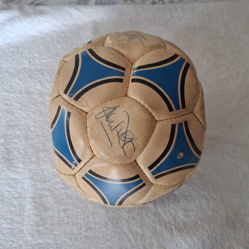 Vintage Adidas Tango Gol Football signed by 1990-1992 Tottenham Hotspur squad used