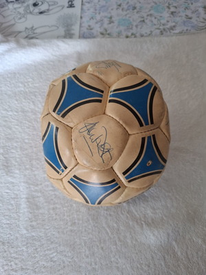 Vintage Adidas Tango Gol ποδόσφαιρο με υπογραφές της ομάδας Tottenham Hotspur 1990-1992 μεταχειρισμένο