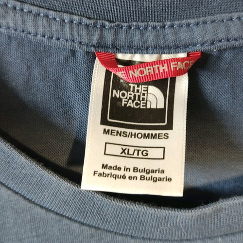 The North Face T-shirt XL like new, cotton, blue