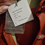 Ananke leather jacket new orange