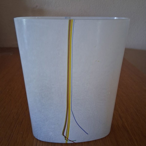 Costa Boda Rainbow crystal vase by Bertil Vallien, like new