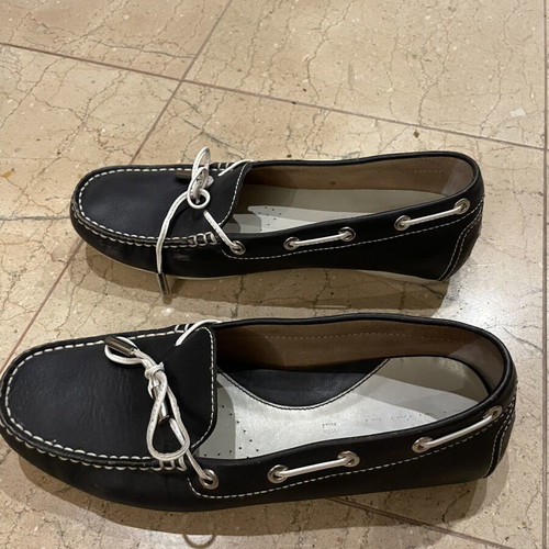 Stonefly leather nautical shoes like new, blue, size 38