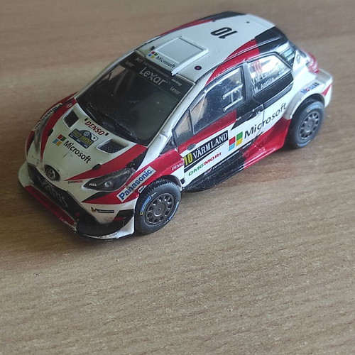 Toyota Yaris WRC #10 Winner Rally Sweden J-M.Latvala 2017 1:43 used, missing spoiler