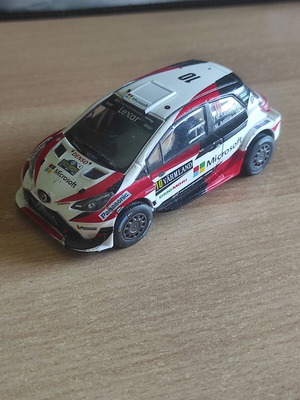 Toyota Yaris WRC #10 Winner Rally Sweden J-M.Latvala 2017 1:43 μεταχειρισμένο, λείπει η αεροτομή