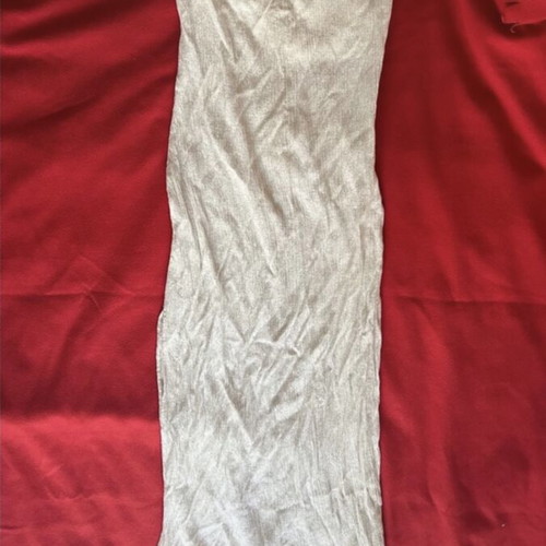white ( greyish ) dress