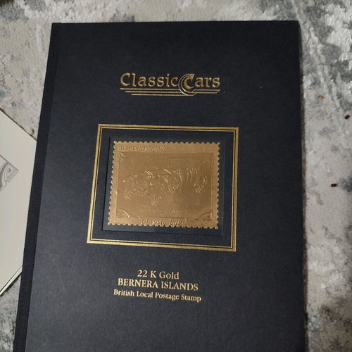 Bernera Islands 22K Gold Stamp used with Rolls-Royce Phantom certificate