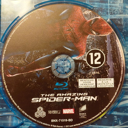 The Amazing Spider-Man Blu-ray 2-disc action movie