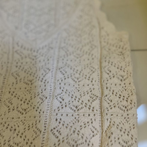 Mango knitted sleeveless top beige, small, like new