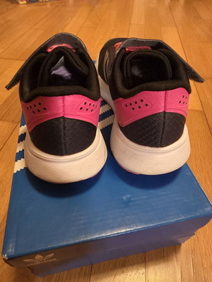 Παιδικά αθλητικά παπούτσια Adidas Duramo SL, νούμερο 30,5, μπλε και ροζ