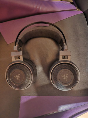 Razer headphones used