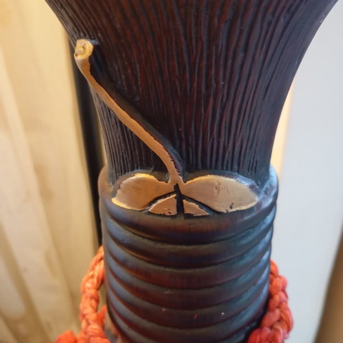 Decorative ceramic vase used, 62cm
