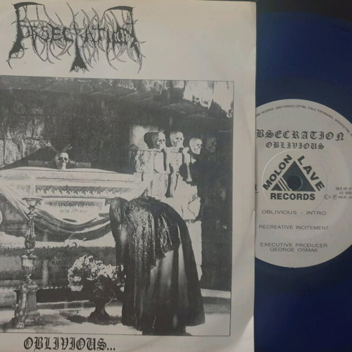 Obsecration Oblivious vinyl 7" 45 RPM EP like new, metal