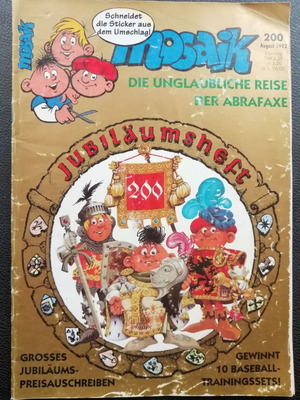 Mosaik T 200 August 1992 comic used, German