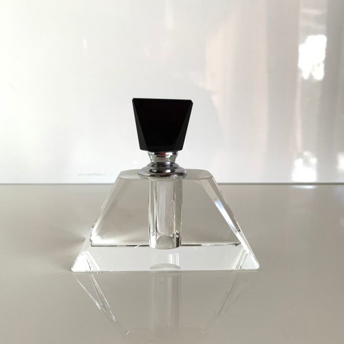 Glass perfume bottle used