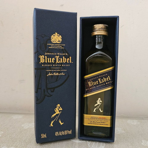 Johnnie Walker Blue Label miniature with original box, new