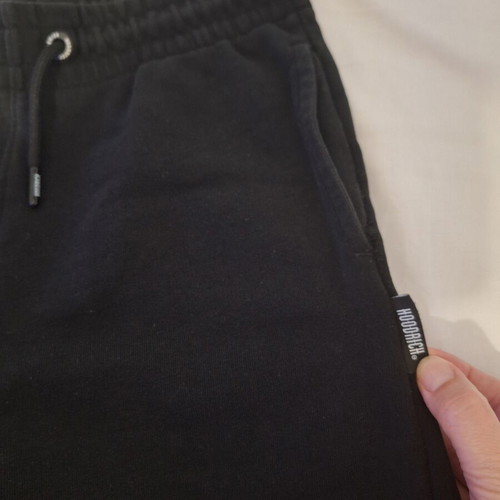 Hoodrich bermuda shorts like new, size L, black, boys 12-13 years