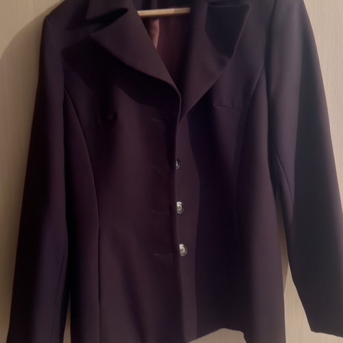 A-Style classic women's jacket, dark brown, size M