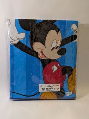 Σετ σεντόνι και μαξιλαροθήκη Disney Mickey 160x250 + 50x70