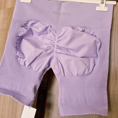Thrivin Elevate™ Sculpting High Waist Scrunch Shorts new, lilac