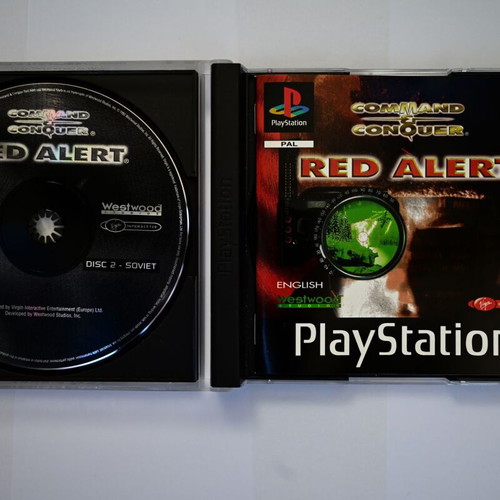 Command & Conquer Red Alert PS1 complete set with 2 discs like new